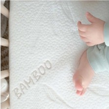 Revu Baby Ortopedik Bambu Bebek Yatağı Park Beşik Yatağı Çocuk Yatakları Oyun Parkı Yatağı 7 cm