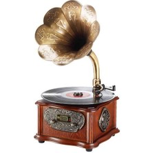 *ücretsiz Kargo Record Master – Wooden Classic Serisi RMJ-209C Pikap – Radyo – Bluetooth – USB – 33, 45 Devir Plak Çalar