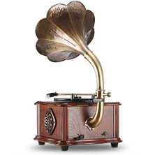 *ücretsiz Kargo Record Master – Wooden Classic Serisi RMJ-209C Pikap – Radyo – Bluetooth – USB – 33, 45 Devir Plak Çalar