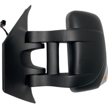 Spj Dış Dikiz Aynası Renault Master ( Uzun Kol ) 2010-> Elektrikli, Isıtmalı, Sinyalli, Manuel Katlanır, Siyah Kapak, 7 Pin