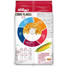 Kellogg's Corn Flakes Kahvaltılık Mısır Gevreği 400 gr x 10 Adet, Lif Kaynağı, Demir ve 6 Vitamin Içerir