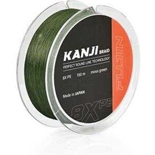 Fujin Kanji 8x 150MT Moss Green Pe Line 0.205MM