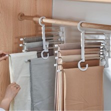 Cekave Hareketli Dolap Içi Pantolon Kravat Şal Askı Sistemi Düzenleyici Katmanlı Askılık Organizer