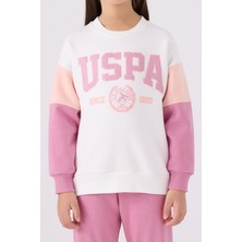 U.s. Polo Assn Kız Çocuk Krem Eşofman Takımı