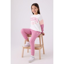 U.s. Polo Assn Kız Çocuk Krem Eşofman Takımı