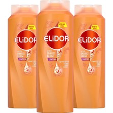 Elidor Superblend Saç Bakım Şampuanı Anında Onarıcı Bakım C Vitamini Keratin Seramid 650 ml x 3