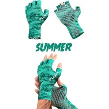 Fujin Pro Angler Summer Gloves Green M/l