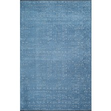 Colore Home Cool Mavi Kaymaz Taban Yıkanabilir Kilim Yolluk