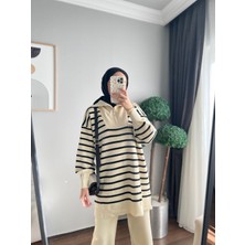 Lily Çizgili Triko Takım