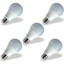 Global 5 Adet 9,5 W - 6500K - Beyaz LED - A60 Ampul KES170
