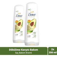 Dove Ultra Care Saç Bakım Kremi Dökülme Karşıtı Bakım Avokado Özü 350 ml X2