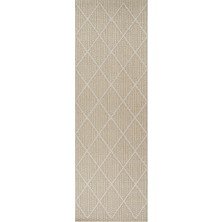 Venucci Home & Living Larin Modern Sisal Jüt Toz Vermez Balkon Bahçe Mutfak Kilimi