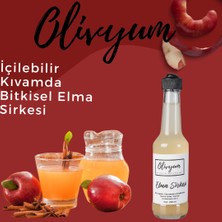 Olivyum Elma Sirkesi Cam Şişe 250 ml Olivyum %100 Doğal Üründür Köy Ürünüdür.