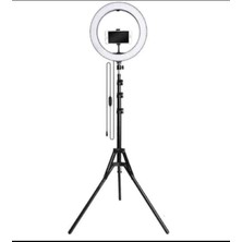 Christal Ring Light Youtube – Tiktok - Selfie - Makyaj LED Işıklı 10 Inç (26 Cm) 210 cm Tripod 1007