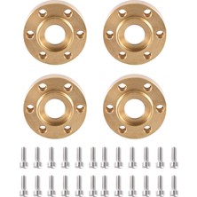 Unfathomable 4 Adet Pirinç 12MM Tekerlek Altıgen Hub Genişletme Adaptörü 1.9 2.2 Jant 1/10 Rc Paletli Eksenel SCX10 Traxxas Trx4,6mm (Yurt Dışından)