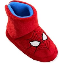 New One Mall Spiderman Örümcek Adam Erkek Çocuk Kaydırmaz Taban Panduf Anaokulu Kreş Ev Ayakkabısı