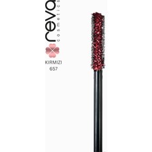 Reva Red Length & Definition Glitter Mascara-Kırmızı Uzatan & Belirginleştiren Simli Maskara 657