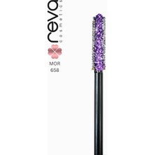 Reva Purple Length & Definition Glitter Mascara-Mor Uzatan & Belirginleştiren Simli Maskara 658