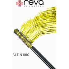 Reva Gold Length & Definition Glitter Mascara-Altın Uzatan & Belirginleştiren Simli Maskara 660