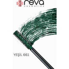 Reva Green Length & Definition Glitter Mascara-Yeşil Uzatan & Belirginleştiren Simli Maskara 661