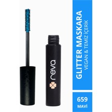 Reva Blue Length & Definition Glitter Mascara-Mavi Uzatan & Belirginleştiren Simli Maskara 659