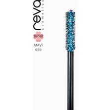 Reva Blue Length & Definition Glitter Mascara-Mavi Uzatan & Belirginleştiren Simli Maskara 659