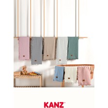 Bebek 2 Kat %100 Pamuk Müslin Örtüsü 100X120 - Somon