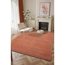 Colore Home Cool Kiremit Kaymaz Taban Yıkanabilir Turuncu Kilim Yolluk