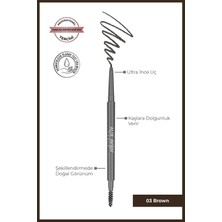 Alix Avien Kaş Kalemi Retractable Eyebrow Pencil 03 Brown