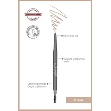 Alix Avien Kaş Kalemi Retractable Eyebrow Pencil 01 Nude