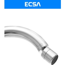 ECSA Krom Lüx Armut Borulu Mutfak Evye Bataryası Oynar Başlıklı