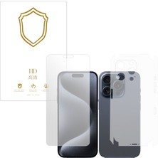 Microcase Iphone 15 Pro ile Uyumlu Full Tpu Ön Arka ve Yan 360 Nano Koruma- EKM116