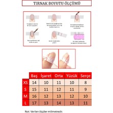 Easy Beauty 100 Adet LARGE Beden KÜT Takma Tırnak ORTA Uzunlukta Tabut Şekil Yapıştırıcı Hediyeli