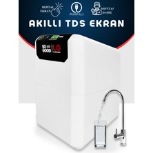 LG Premium Pompalı Akıllı Tds Ekranlı Ekstra Mineralli Çelik Tanklı LG Membranlı Dijital Su Arıtma Cihazı (Montaj Dahil)