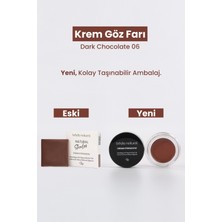 Bade Natural Krem Göz Farı Dark Chocolate 06 %100 Doğal