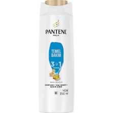 Pantene Pantene Şampuan Klasi̇k Bakım 350 ml Paket (3 Adet)