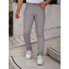 Erkek Yüksel Bel Bol Kesim Boru Paça Kot Pantolon Regular Fit Jean