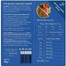 Kito Fresh Kuzu Etli Hipoalerjenik Taze Kedi Yemeği 85 gr