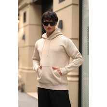 Comstar Üç Iplik Şardonlu Kanguru Cep Sweatshirt