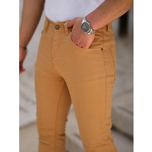 Comstar Erkek Yüksel Bel Bol Kesim Boru Paça Kot Pantolon Regular Fit Jean