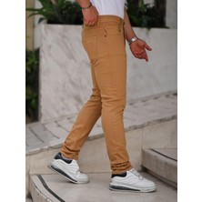 Comstar Erkek Yüksel Bel Bol Kesim Boru Paça Kot Pantolon Regular Fit Jean