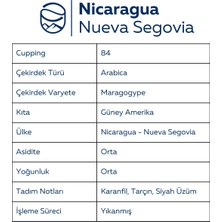 Montebean Nicaragua Nueva Segovia Öğütülmüş Filtre Kahve