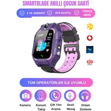 Smartblade Q19 Lbs Konumlu Akıllı Çocuk Takip Saati Sim Kartlı Arama, Kameralı, Gizli Dinleme Özellikli