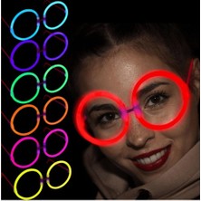 Cabbaroğlu Ticaret Glow Stick Yuvarlak Gözlük 12 Adet