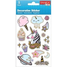 Tanex Sticker Unicorn Serisi