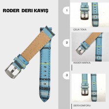 Roder Kordon T1001S Roder Tekstil Kordon - Mavi - 20X18MM