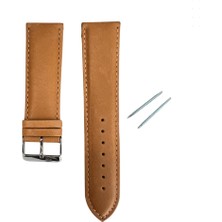 RC3001S Records Deri Kayış - Lıght Brown - 24MM