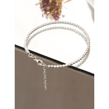 925 Ayar Gümüş 3mm Dorika Toplu Bilezik