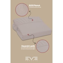 Eve Tekstil Fitted  Penye Kumaş Çift Kişilik Lastikli Çarşaf