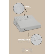 Eve Tekstil Fitted  Penye Kumaş Çift Kişilik Lastikli Çarşaf